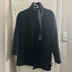 John W. Nordstrom NWT Black Peacoat Men’s Size Medium